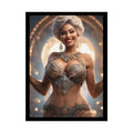 Big Busty AI Girls Empowered Tattooed Lady Sexy Confident Ladies Poster — Boudoir Fashion Wall Print (Adults Only) 18″