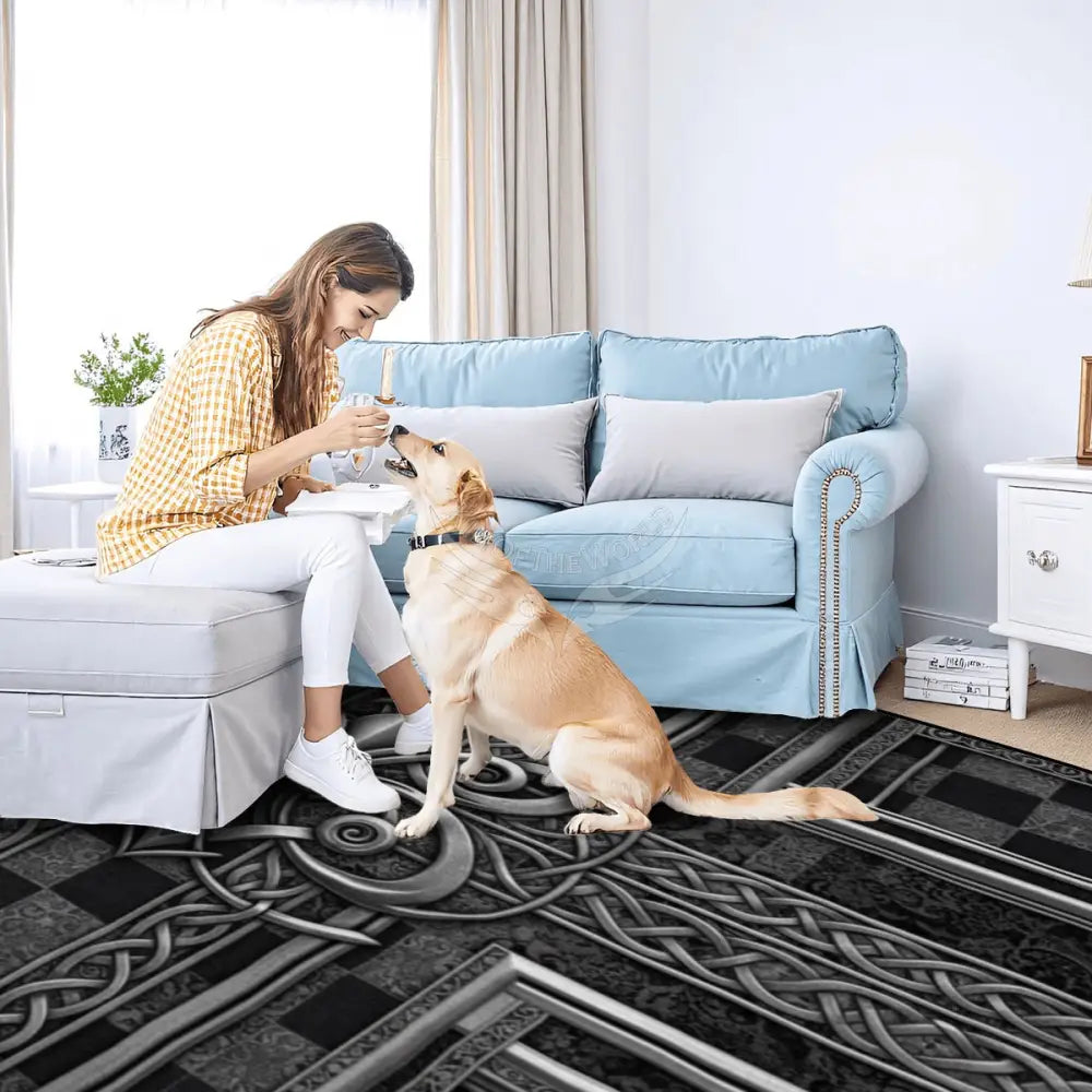Large Area Rug Floor Carpet (5:4) 120’’x96’’ Rugs & Mats