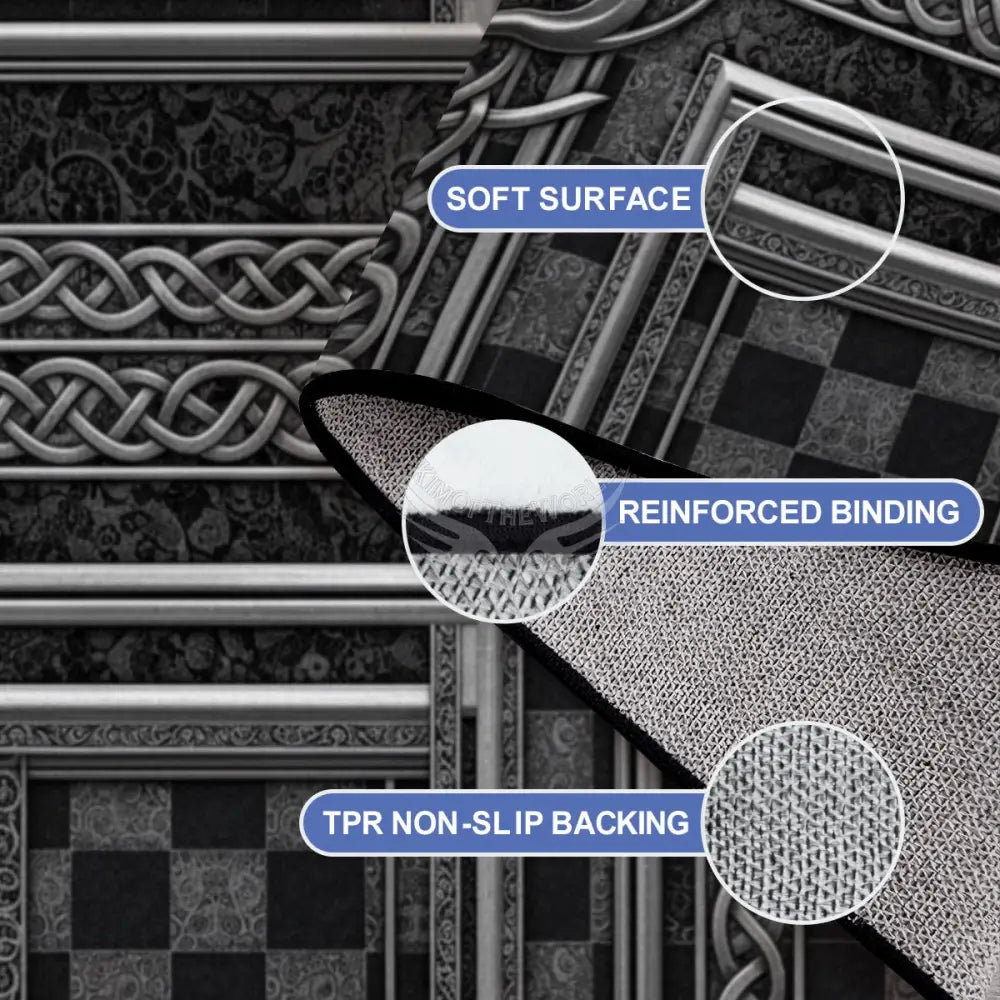 Large Area Rug Floor Carpet (5:4) 120’’x96’’ Rugs & Mats