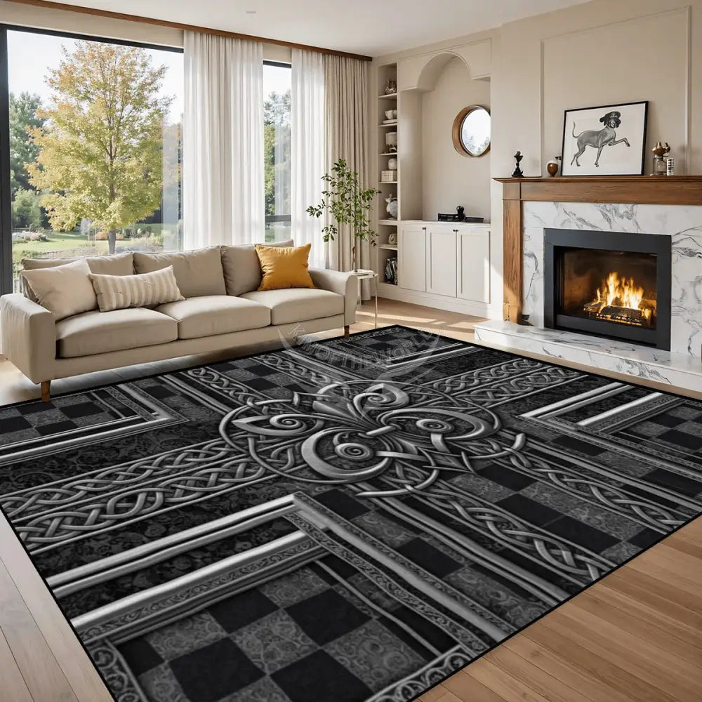 Large Area Rug Floor Carpet (5:4) 120’’x96’’ Rugs & Mats