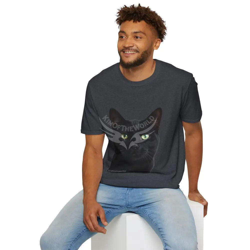 Black Cat Parent Tee - Softstyle T-Shirt T-Shirt