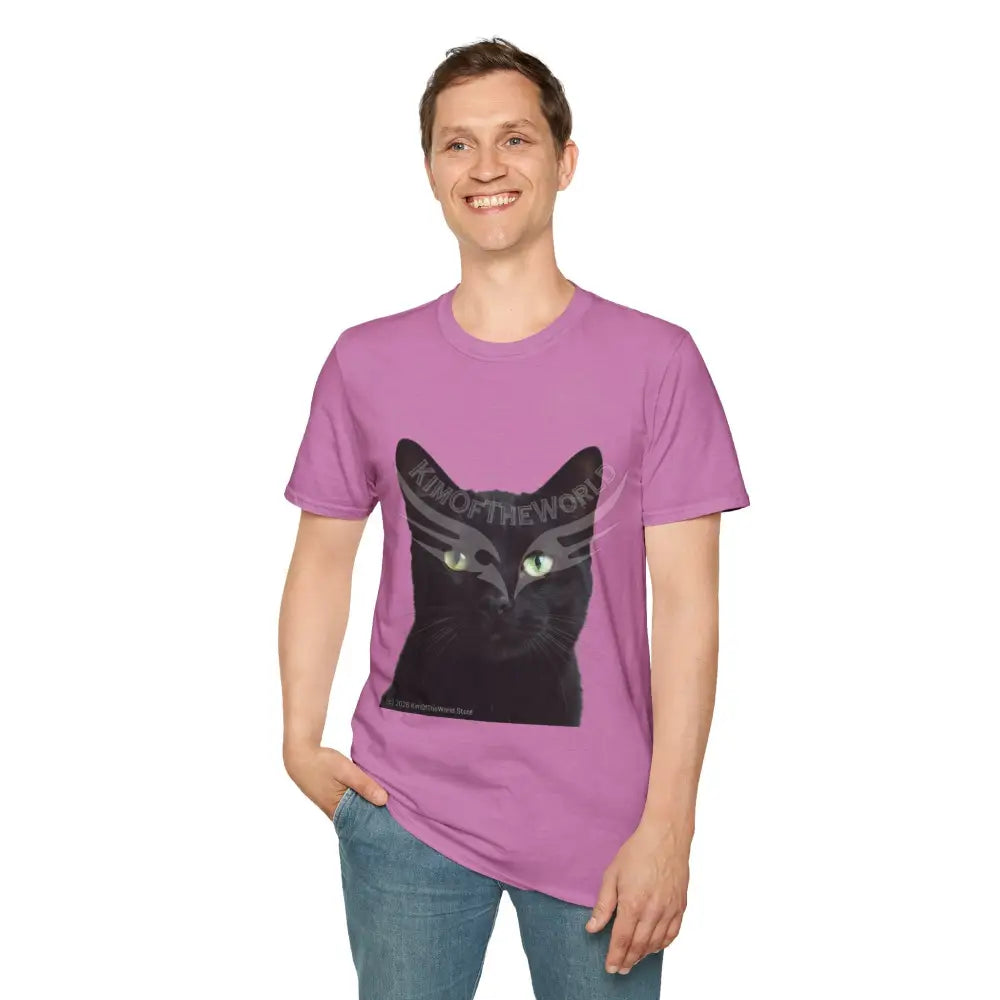Black Cat Parent Tee - Softstyle T-Shirt T-Shirt