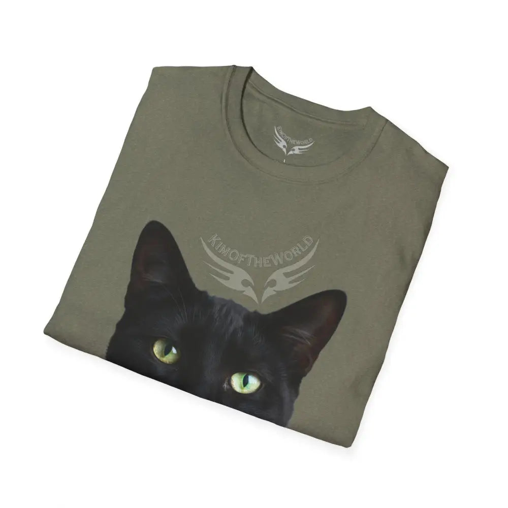 Black Cat Parent Tee - Softstyle T-Shirt T-Shirt
