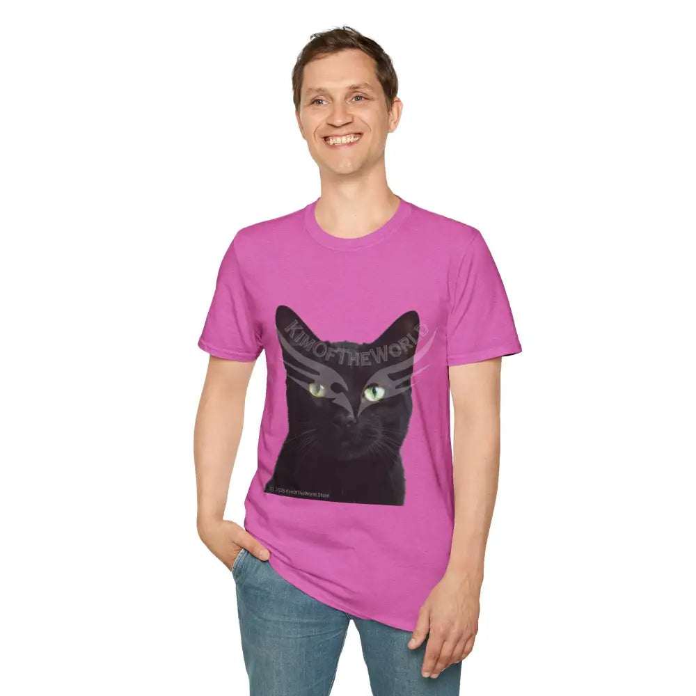 Black Cat Parent Tee - Softstyle T-Shirt T-Shirt