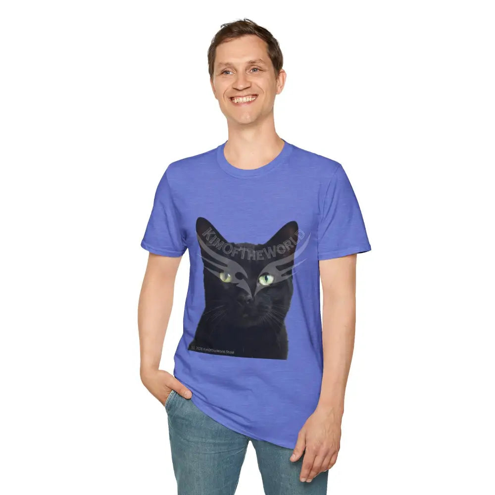 Black Cat Parent Tee - Softstyle T-Shirt T-Shirt