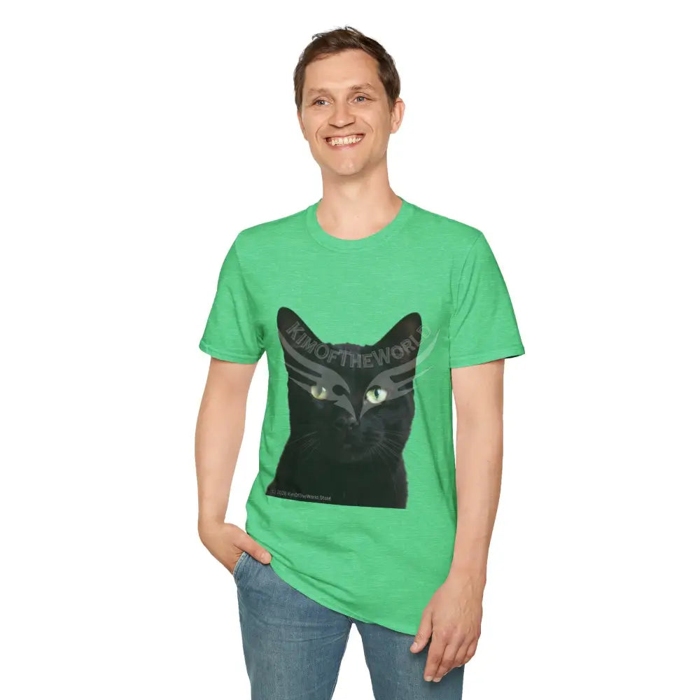 Black Cat Parent Tee - Softstyle T-Shirt T-Shirt