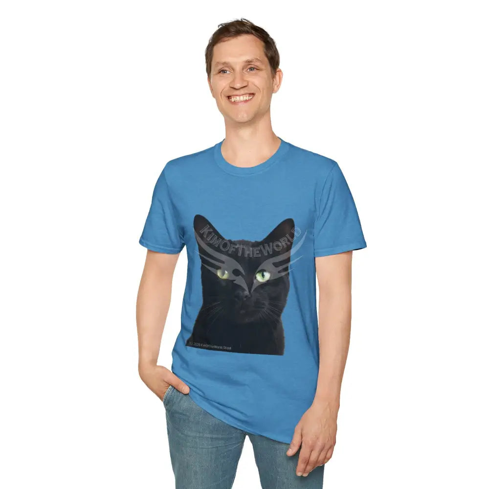 Black Cat Parent Tee - Softstyle T-Shirt T-Shirt