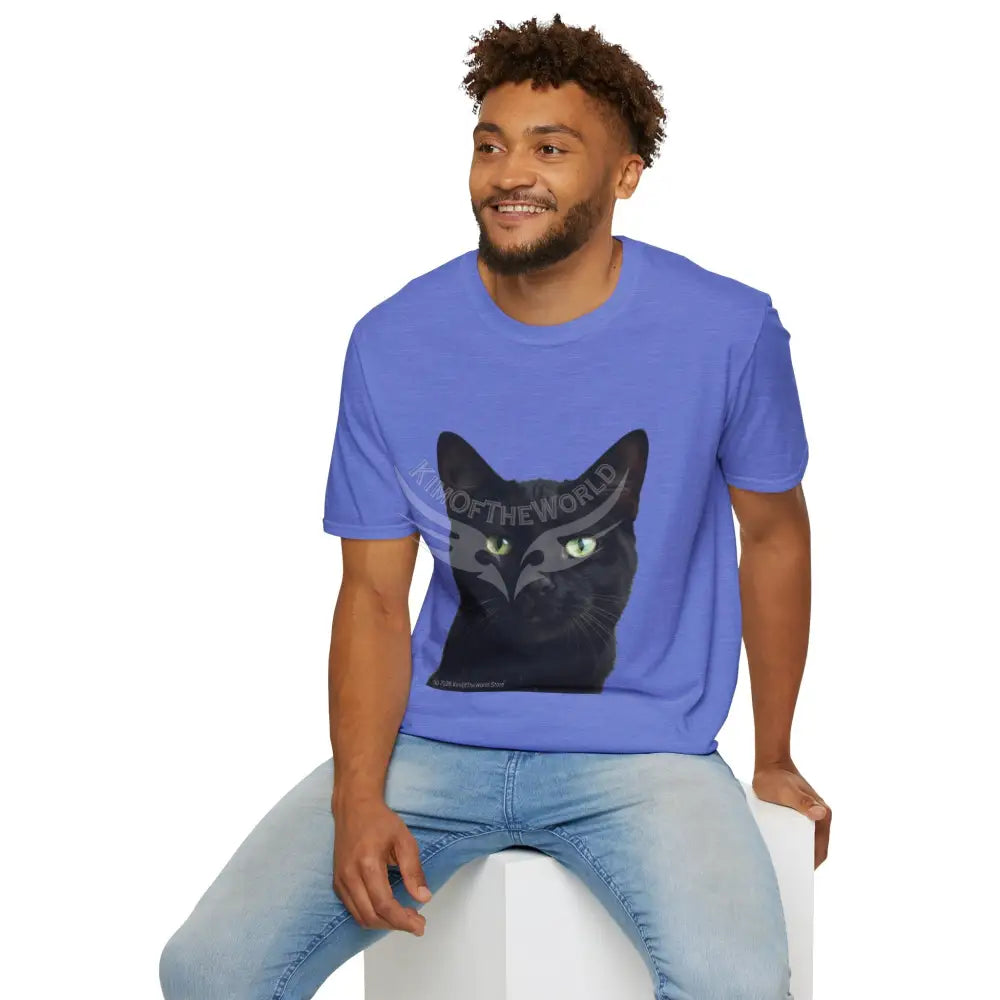 Black Cat Parent Tee - Softstyle T-Shirt T-Shirt