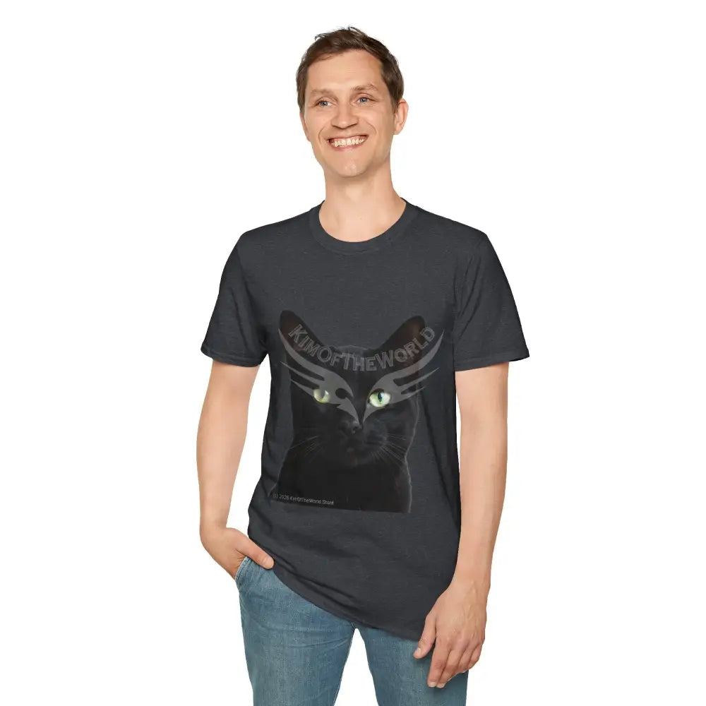 Black Cat Parent Tee - Softstyle T-Shirt T-Shirt