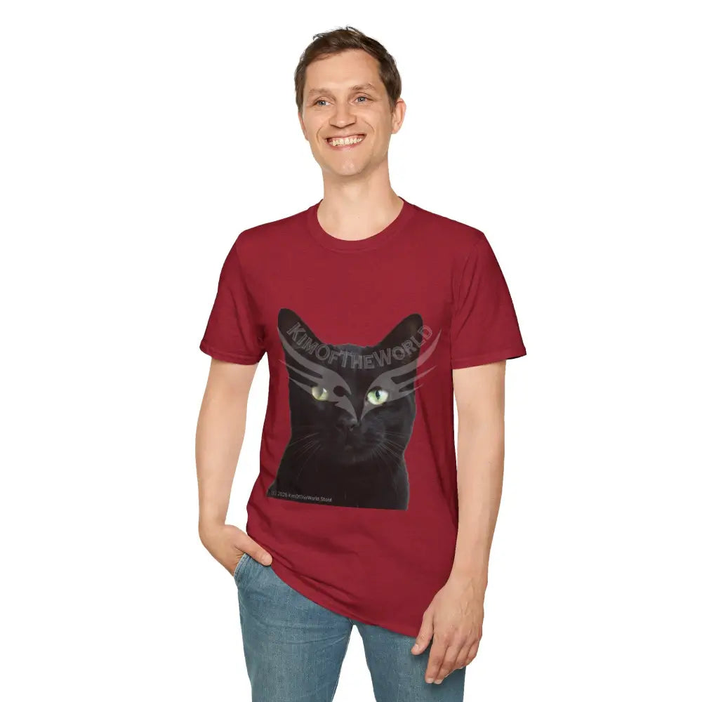 Black Cat Parent Tee - Softstyle T-Shirt T-Shirt