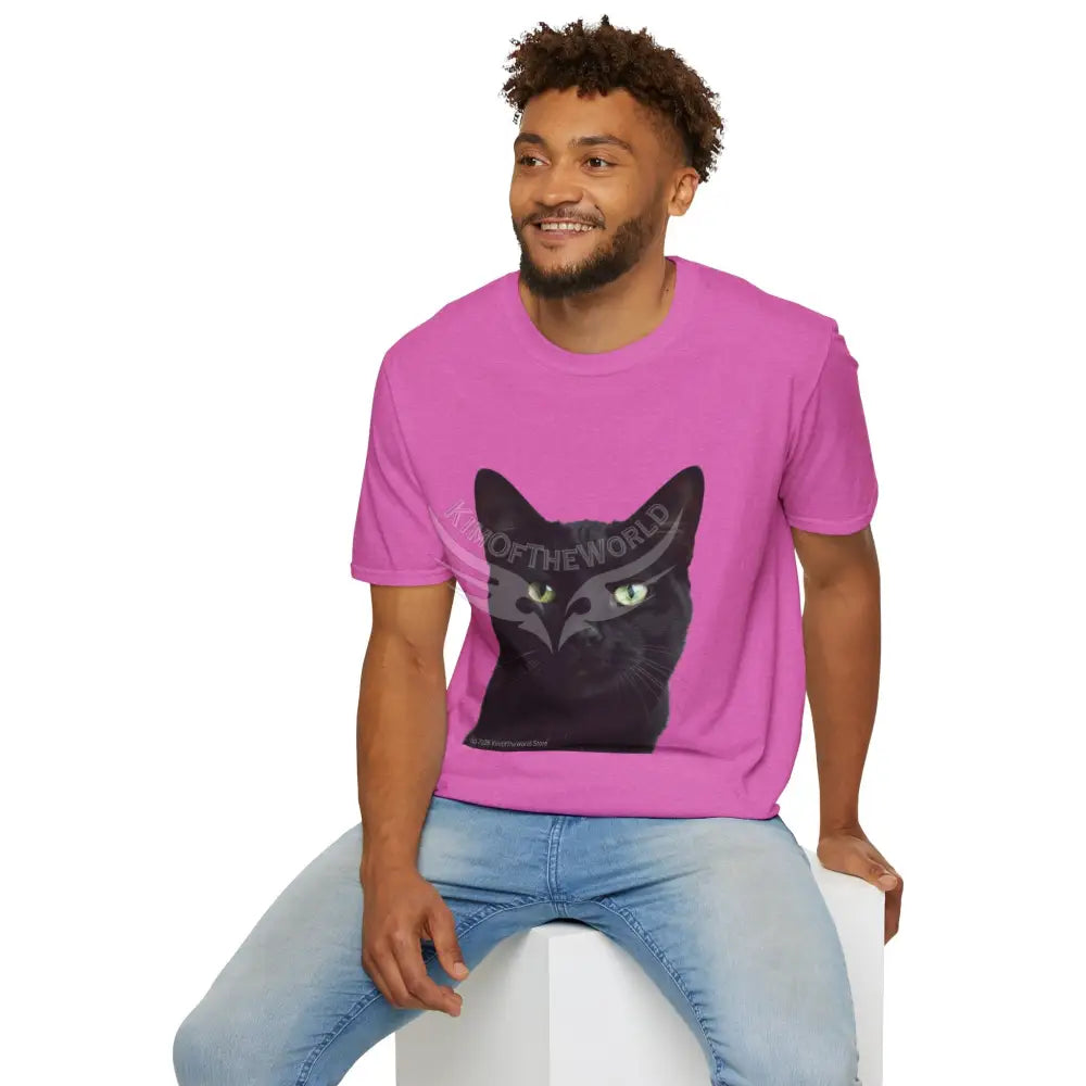 Black Cat Parent Tee - Softstyle T-Shirt T-Shirt