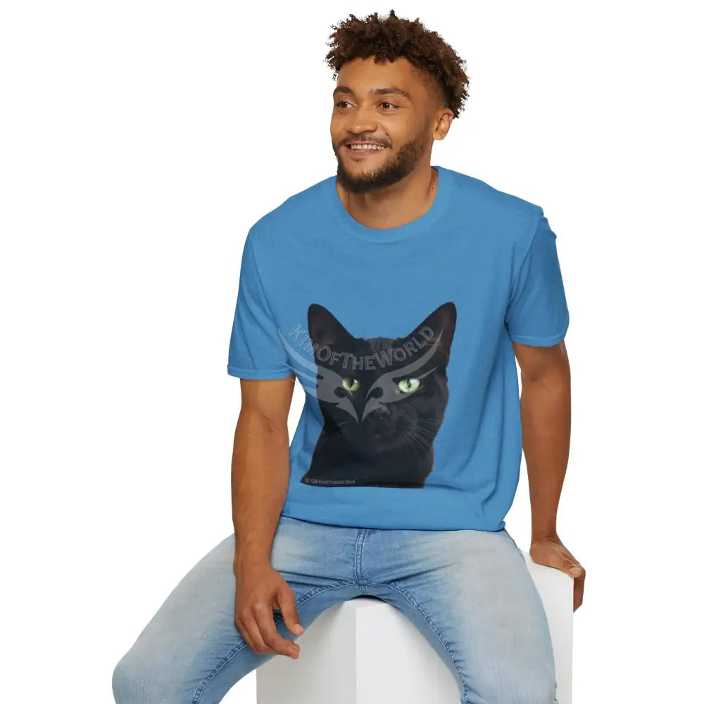 Black Cat Parent Tee - Softstyle T-Shirt T-Shirt