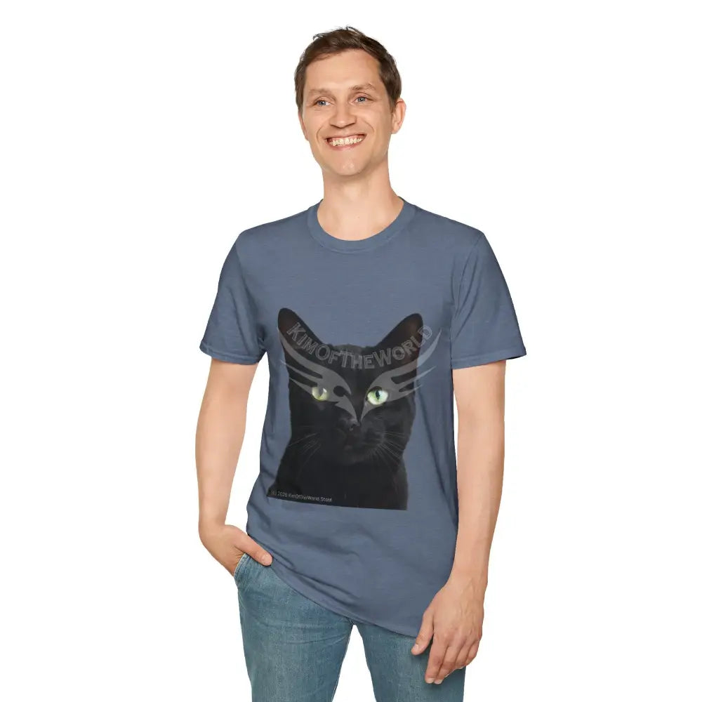 Black Cat Parent Tee - Softstyle T-Shirt T-Shirt