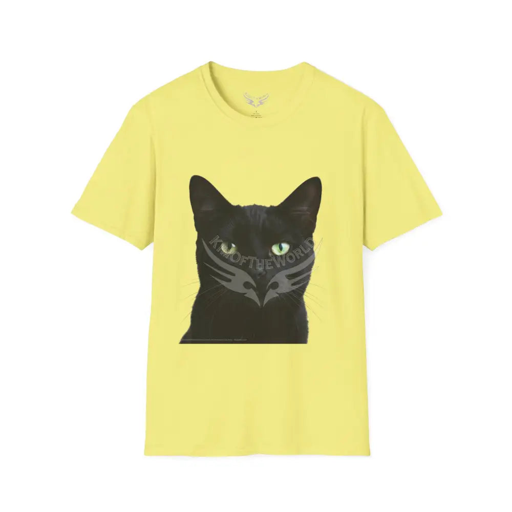 Black Cat Parent Tee - Softstyle T-Shirt Cornsilk / S T-Shirt