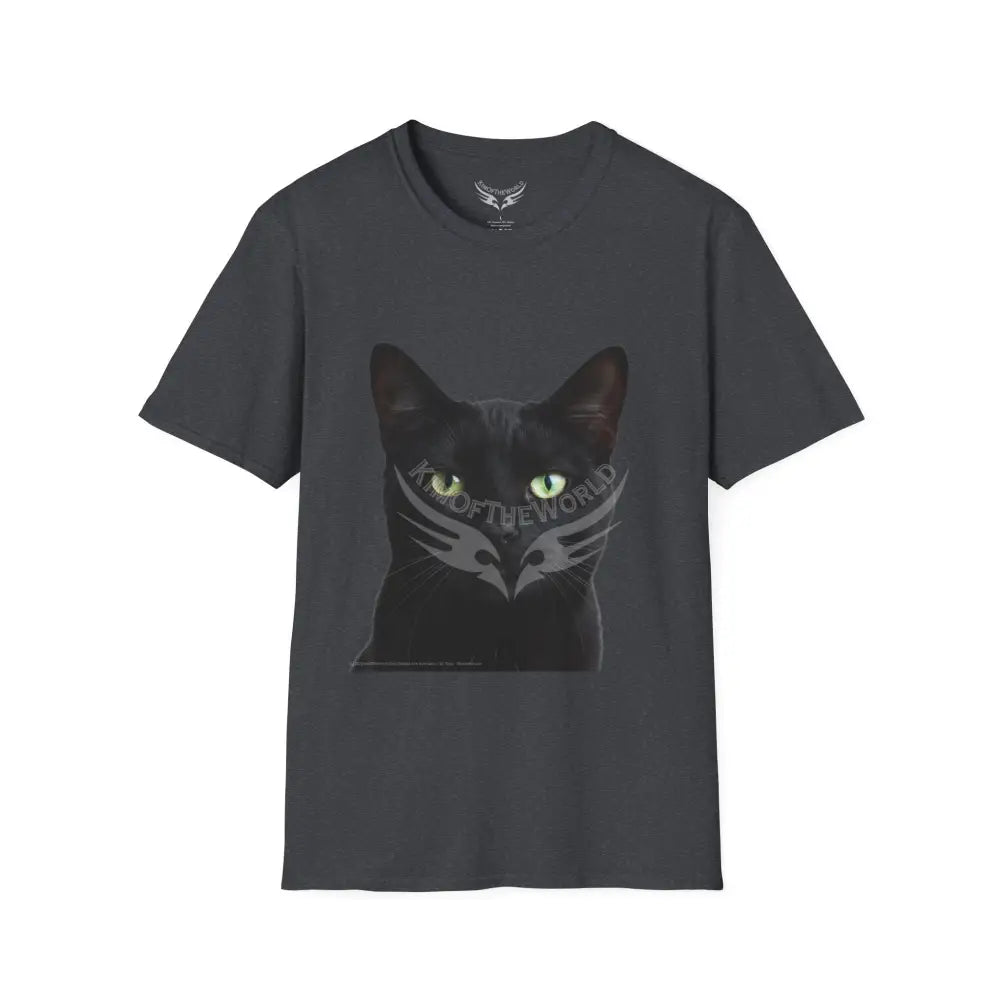 Black Cat Parent Tee - Softstyle T-Shirt Dark Heather Grey / XS T-Shirt