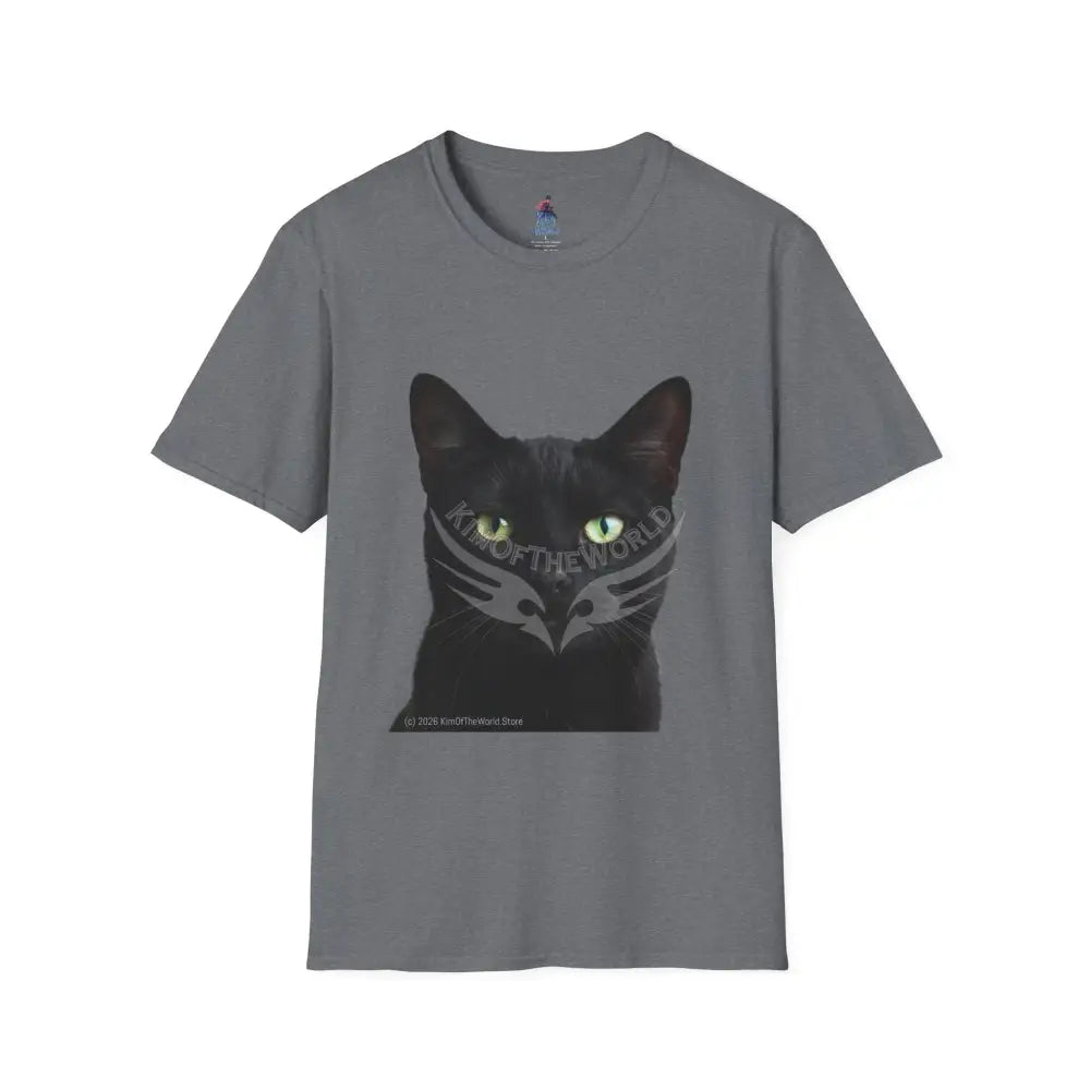 Black Cat Parent Tee - Softstyle T-Shirt Graphite Heather / S T-Shirt