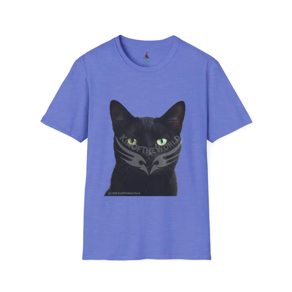 Black Cat Parent Tee - Softstyle T-Shirt Heather Royal / XS T-Shirt