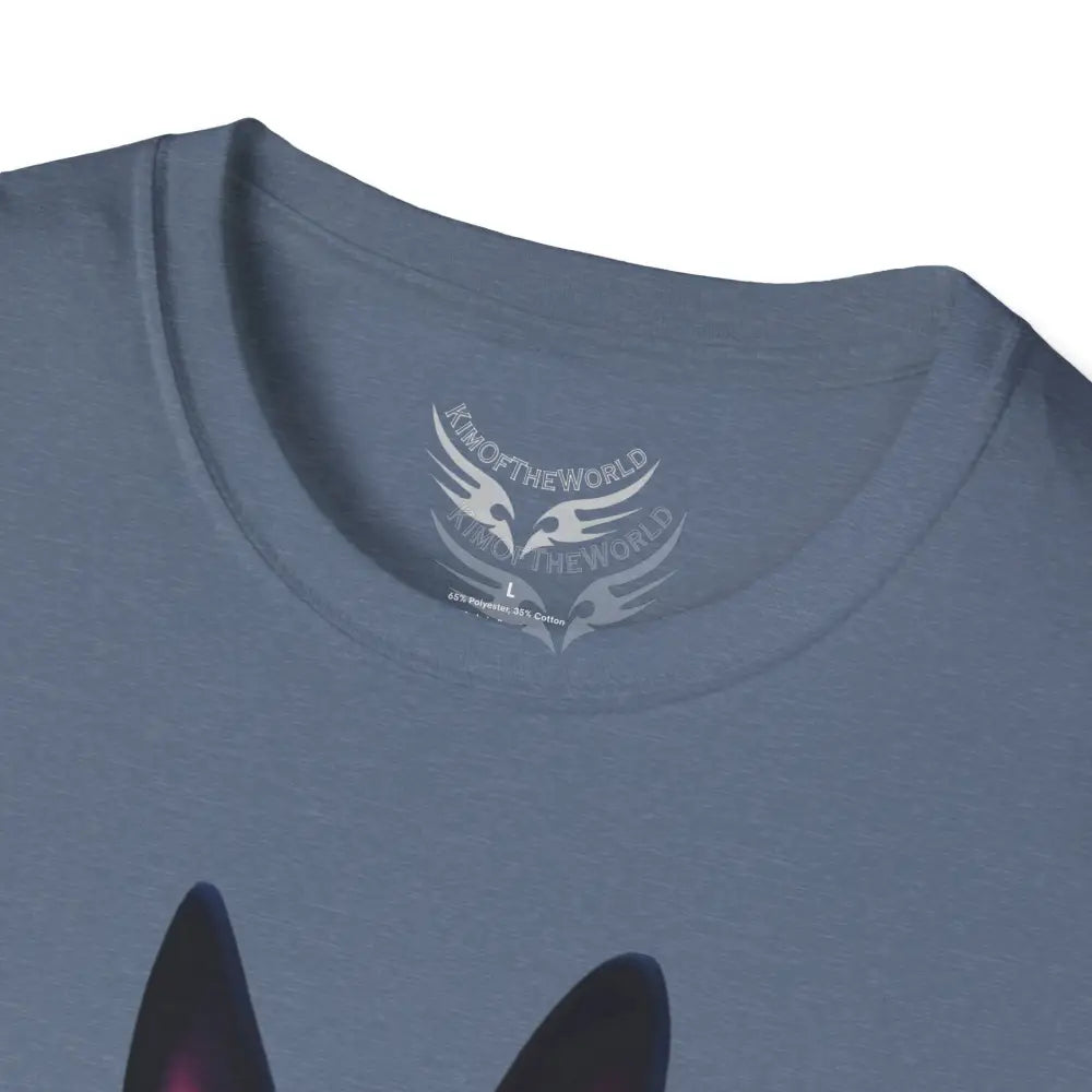 Black German Shepherd Parent Tee - Softstyle T-Shirt T-Shirt