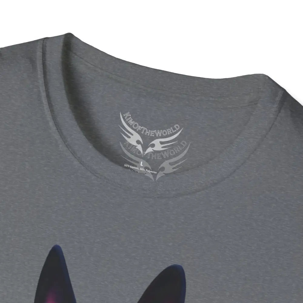 Black German Shepherd Parent Tee - Softstyle T-Shirt T-Shirt