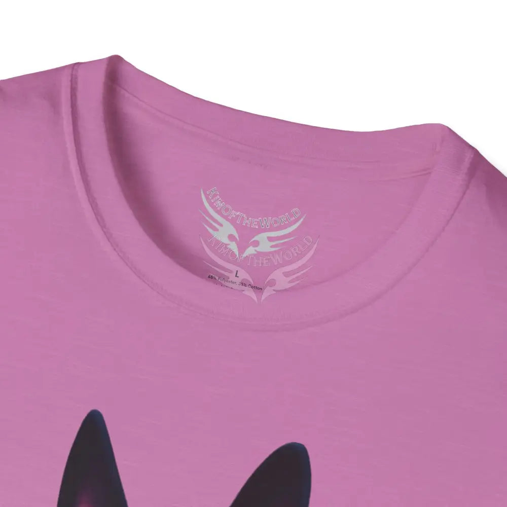 Black German Shepherd Parent Tee - Softstyle T-Shirt T-Shirt