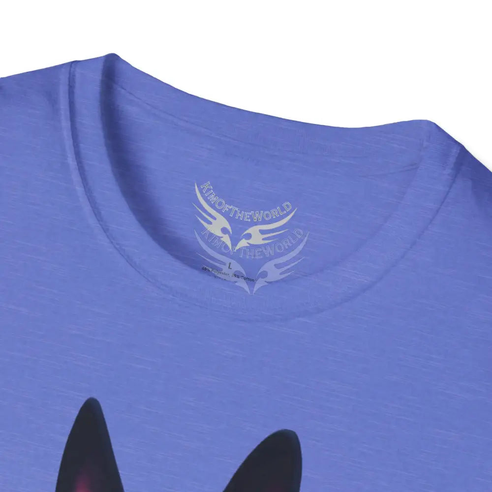 Black German Shepherd Parent Tee - Softstyle T-Shirt T-Shirt