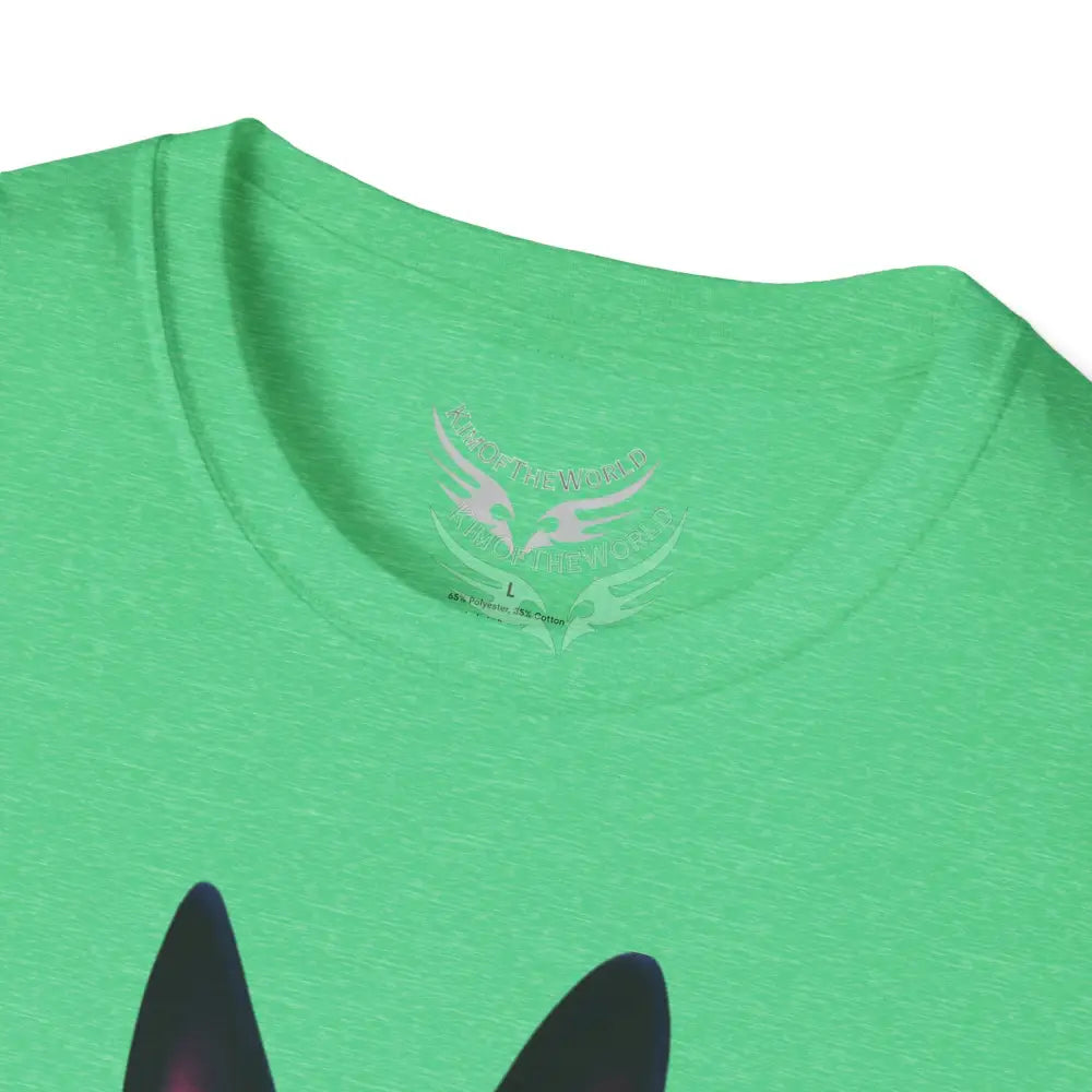 Black German Shepherd Parent Tee - Softstyle T-Shirt T-Shirt