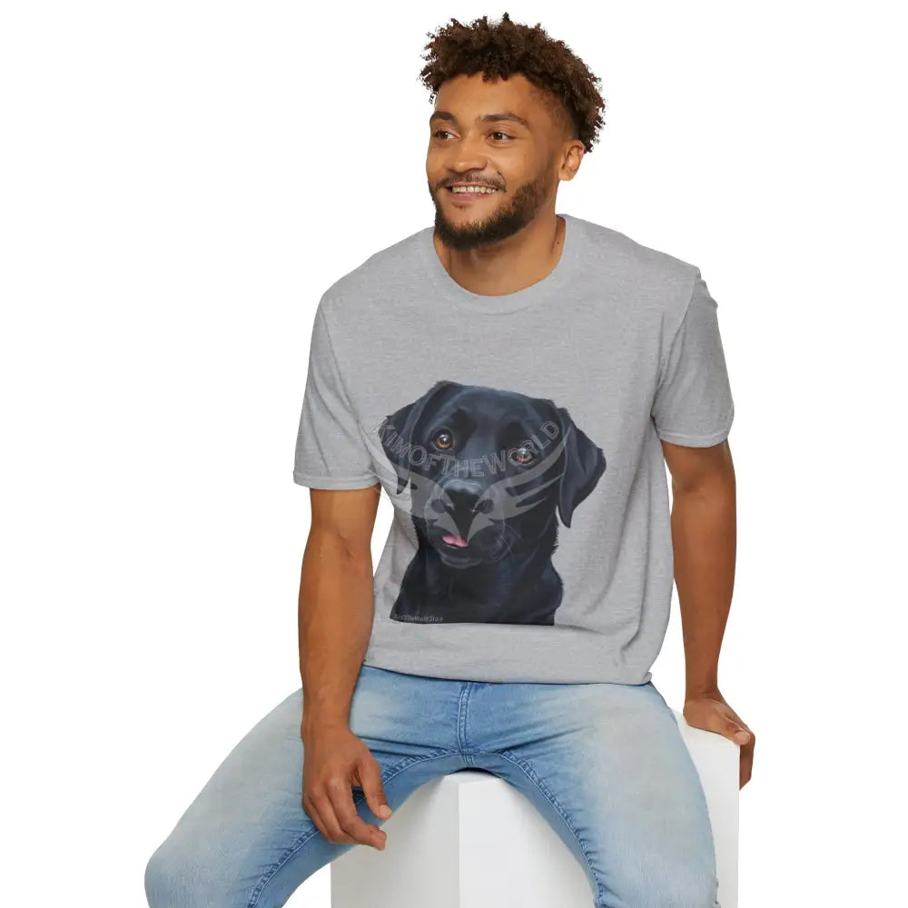 Black Labrador Retriever Dog Lab Parent Tee - Softstyle T-Shirt T-Shirt