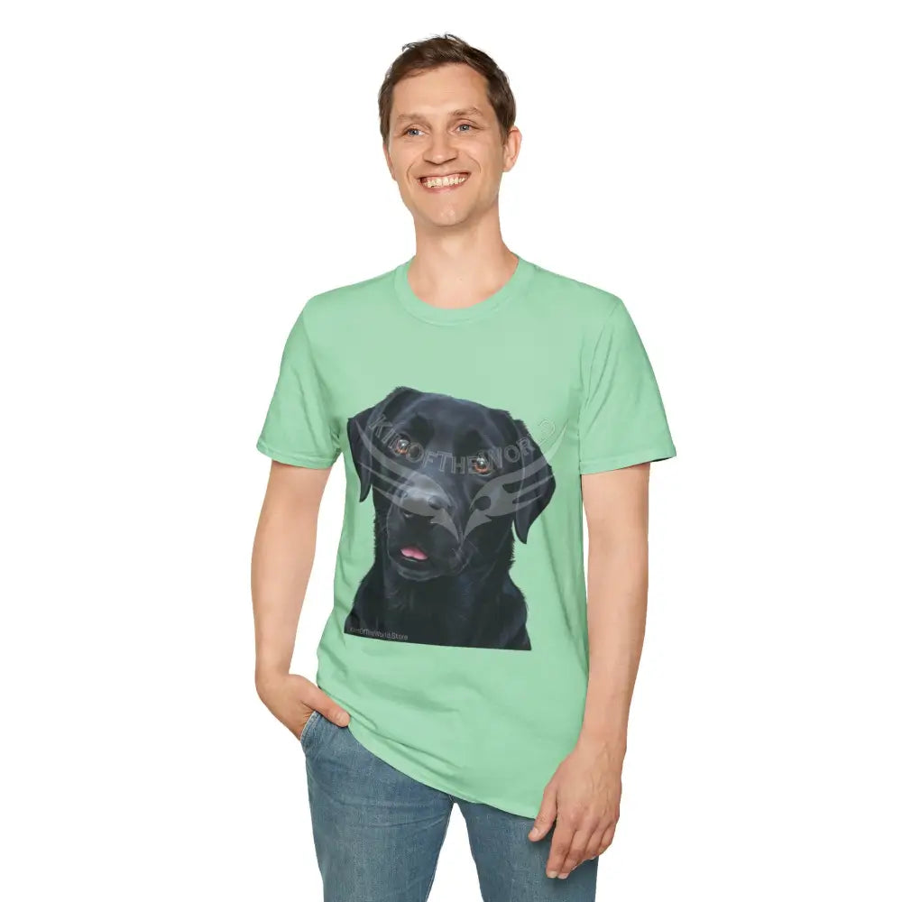 Black Labrador Retriever Dog Lab Parent Tee - Softstyle T-Shirt T-Shirt