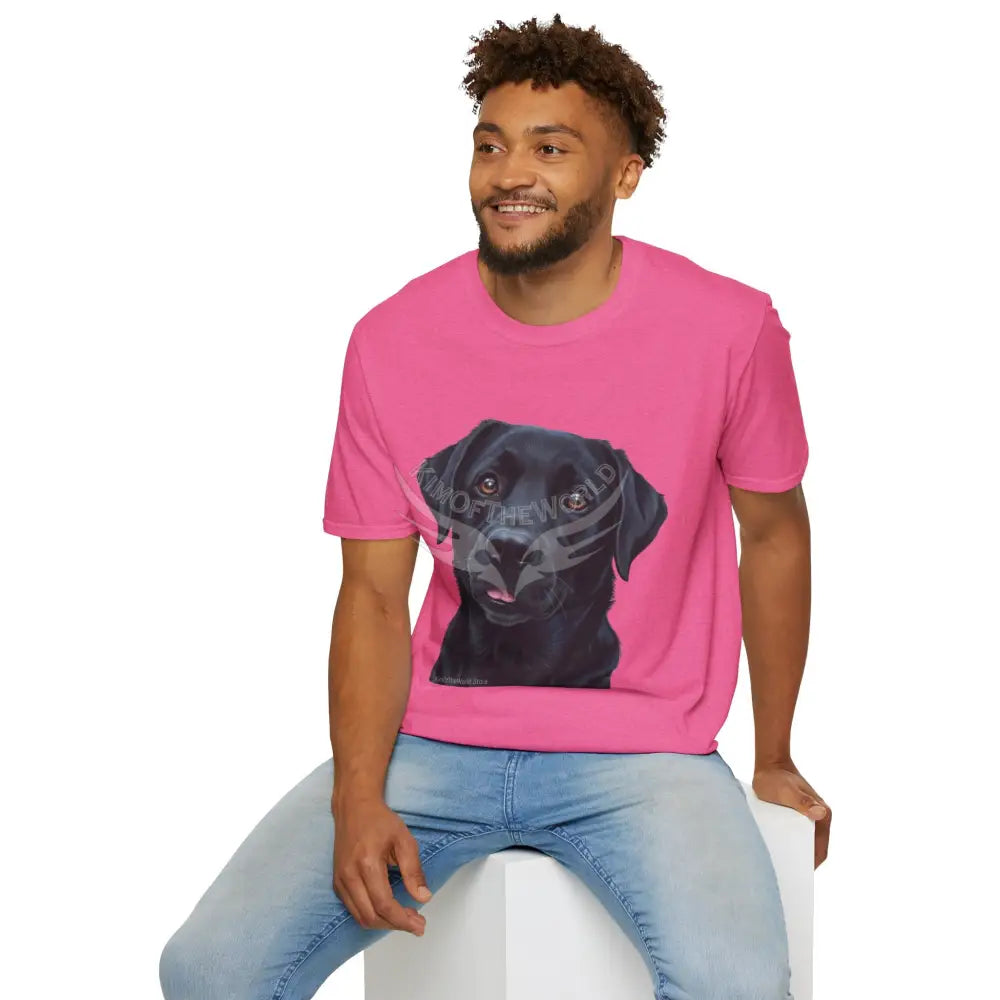 Black Labrador Retriever Dog Lab Parent Tee - Softstyle T-Shirt T-Shirt