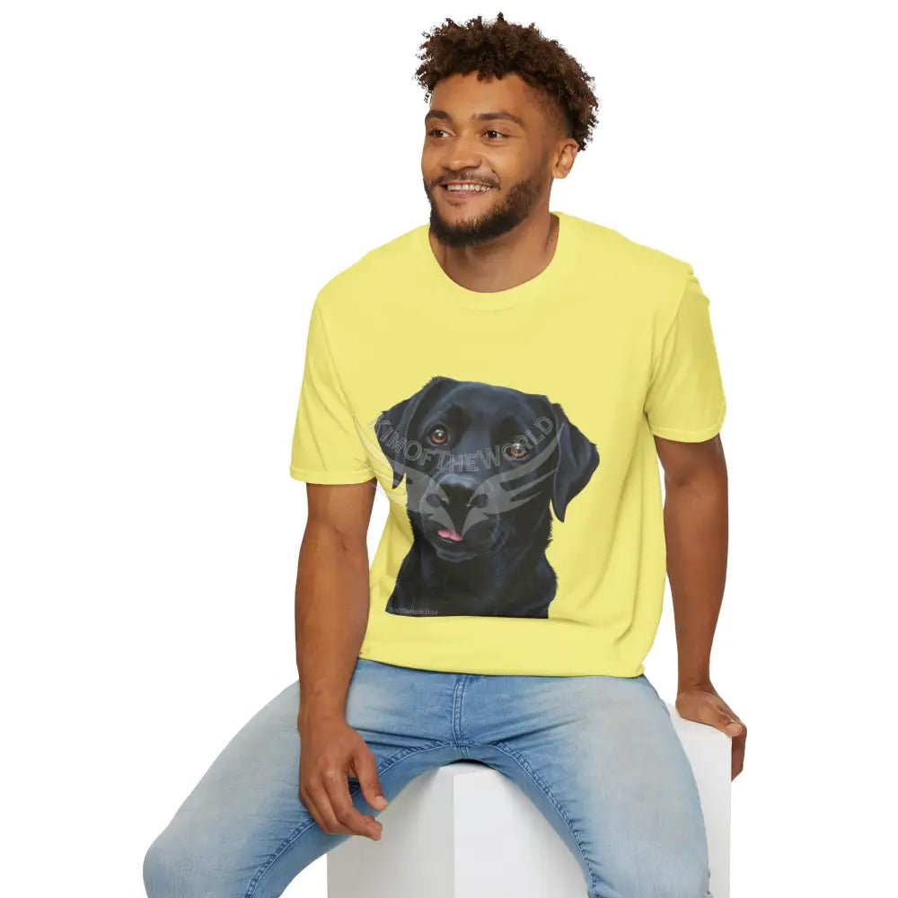 Black Labrador Retriever Dog Lab Parent Tee - Softstyle T-Shirt T-Shirt