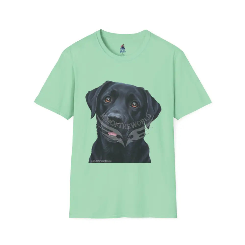 Black Labrador Retriever Dog Lab Parent Tee - Softstyle T-Shirt T-Shirt