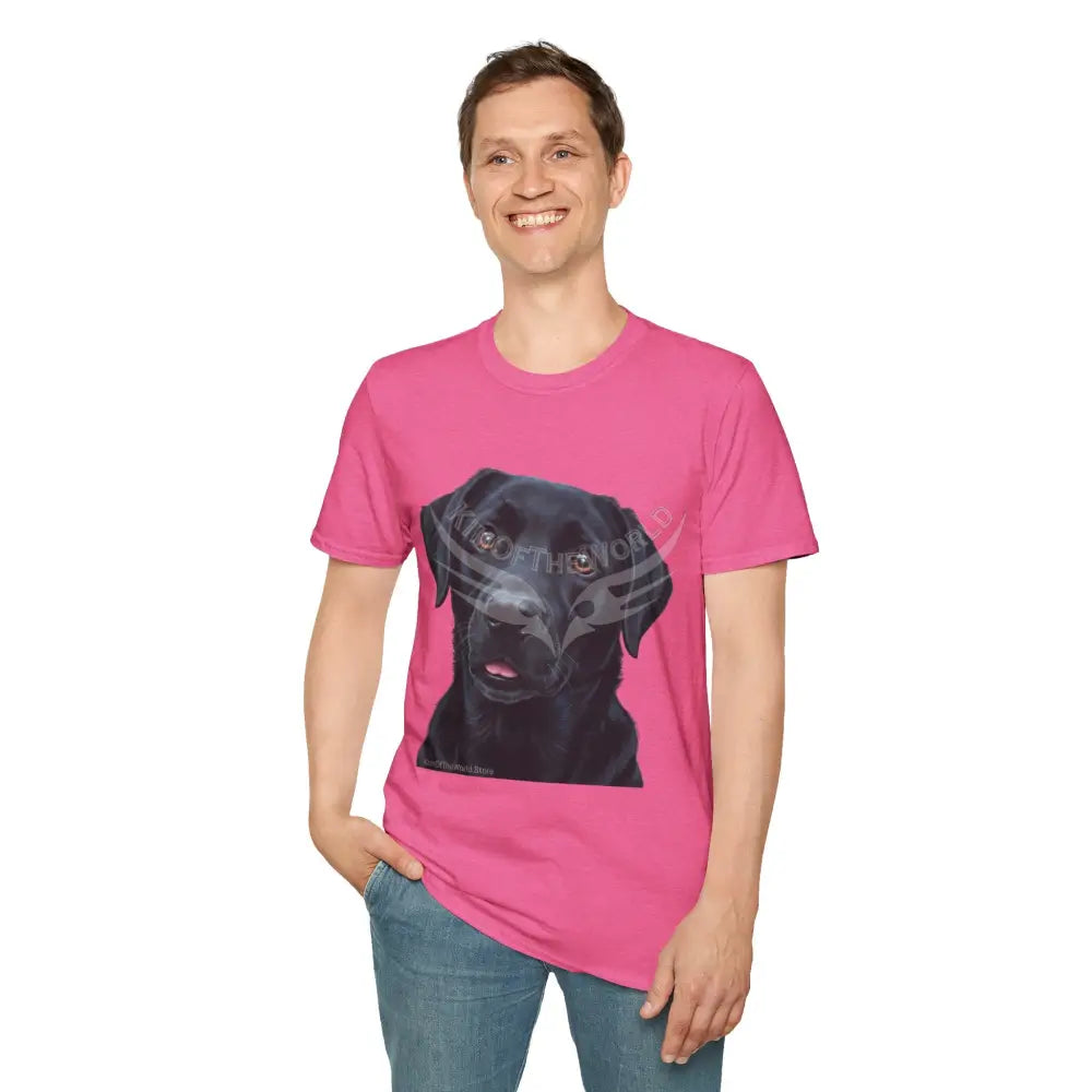Black Labrador Retriever Dog Lab Parent Tee - Softstyle T-Shirt T-Shirt