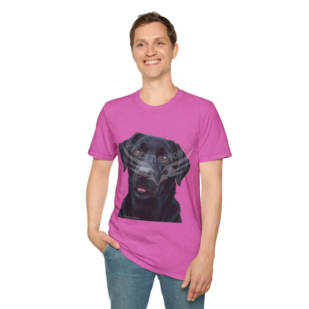 Black Labrador Retriever Dog Lab Parent Tee - Softstyle T-Shirt T-Shirt