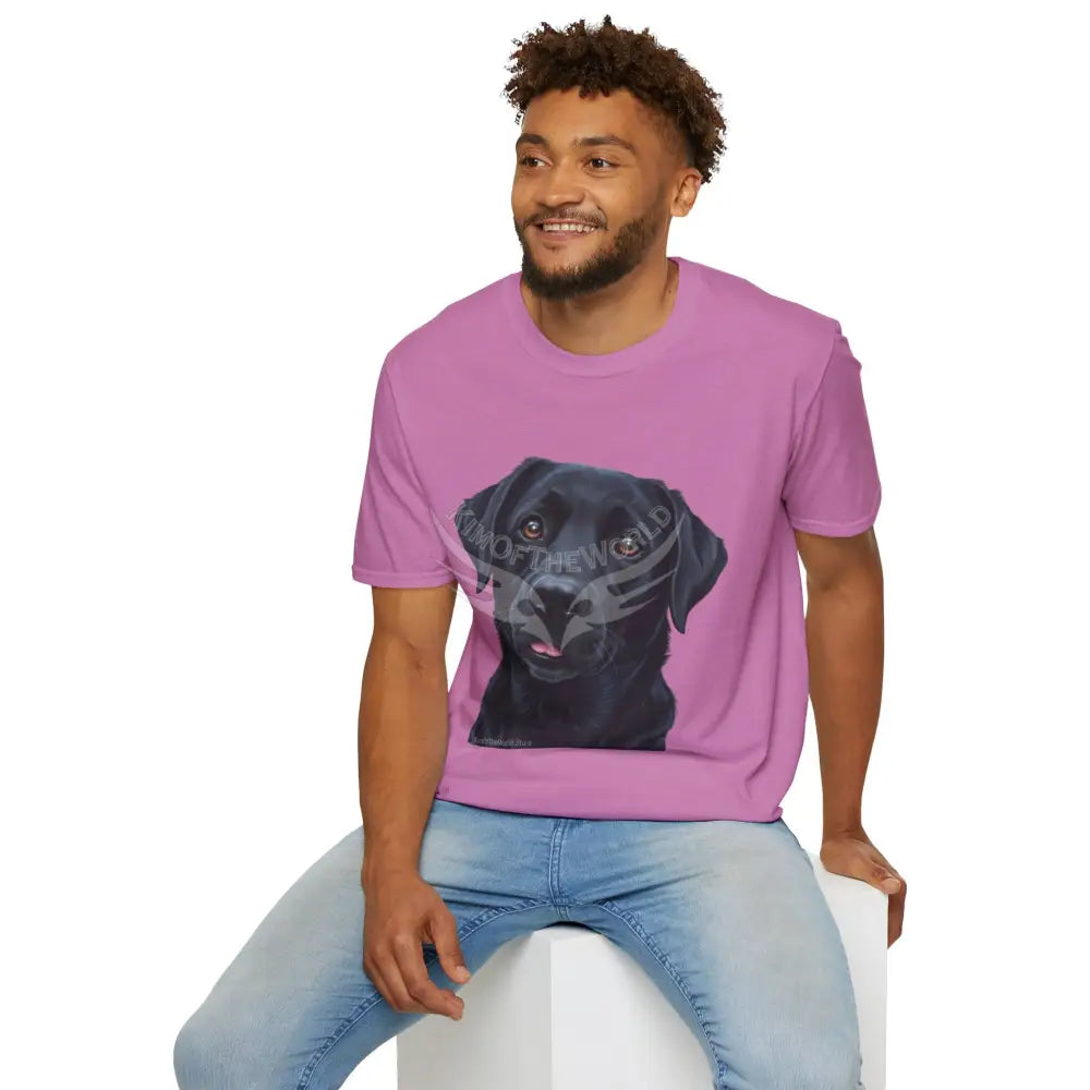 Black Labrador Retriever Dog Lab Parent Tee - Softstyle T-Shirt T-Shirt