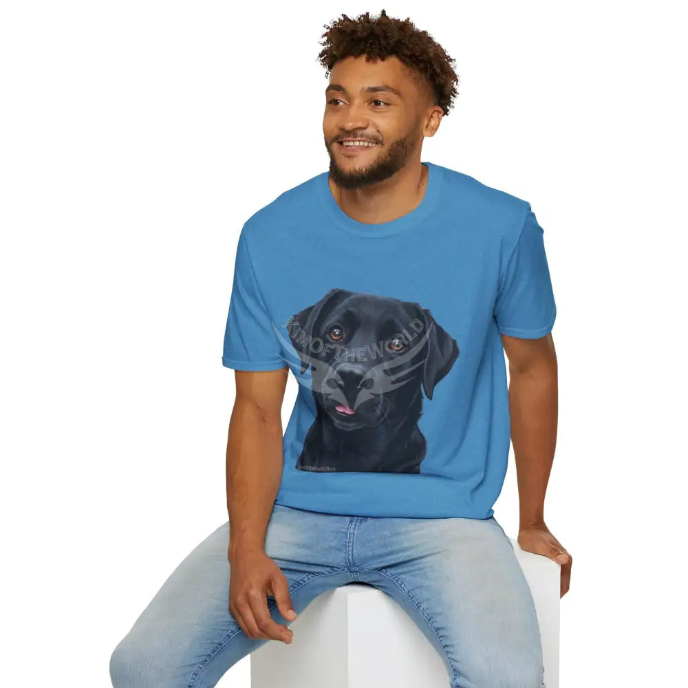 Black Labrador Retriever Dog Lab Parent Tee - Softstyle T-Shirt T-Shirt