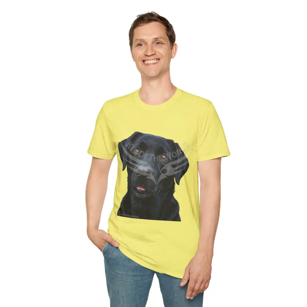 Black Labrador Retriever Dog Lab Parent Tee - Softstyle T-Shirt T-Shirt