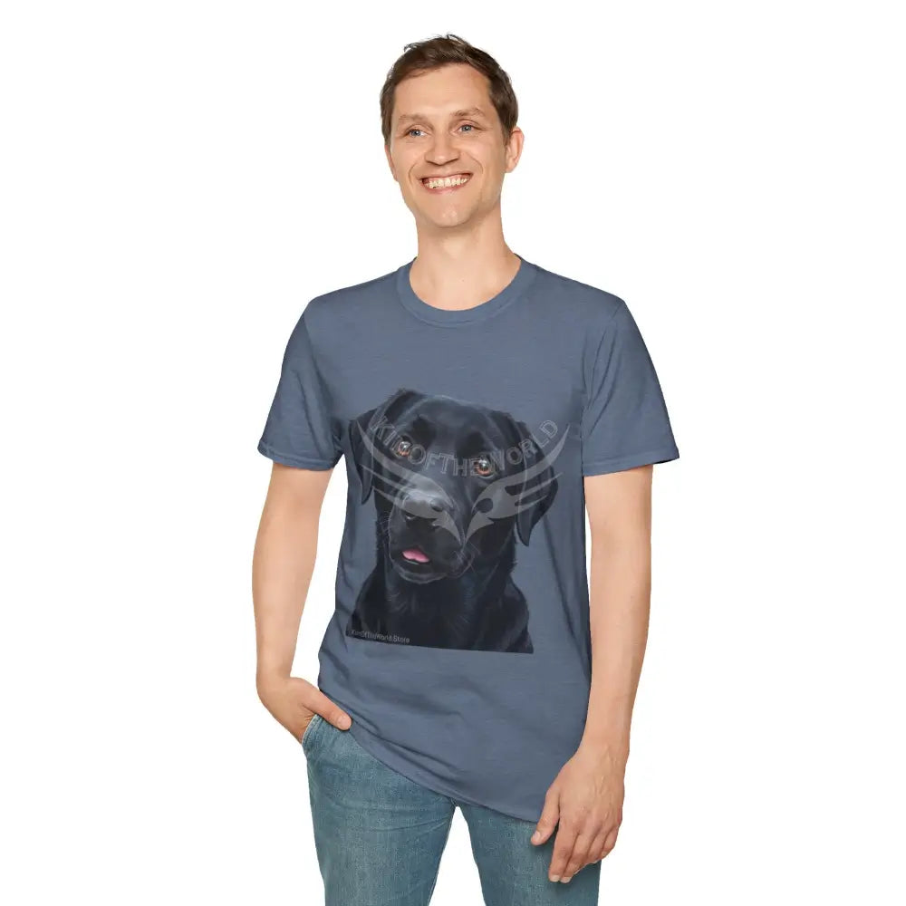 Black Labrador Retriever Dog Lab Parent Tee - Softstyle T-Shirt T-Shirt