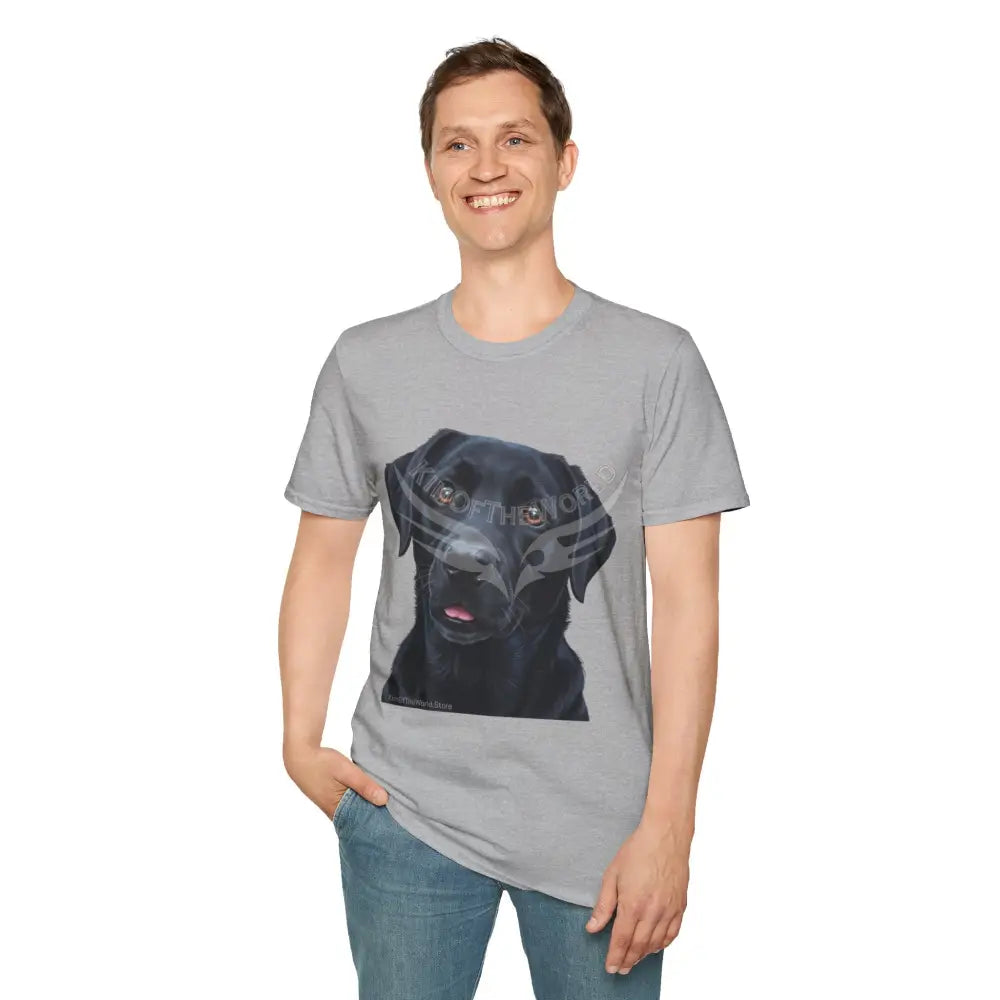 Black Labrador Retriever Dog Lab Parent Tee - Softstyle T-Shirt T-Shirt