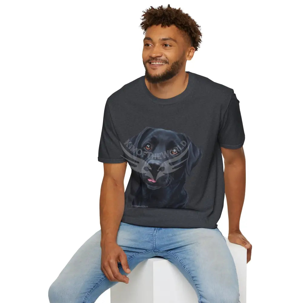 Black Labrador Retriever Dog Lab Parent Tee - Softstyle T-Shirt T-Shirt