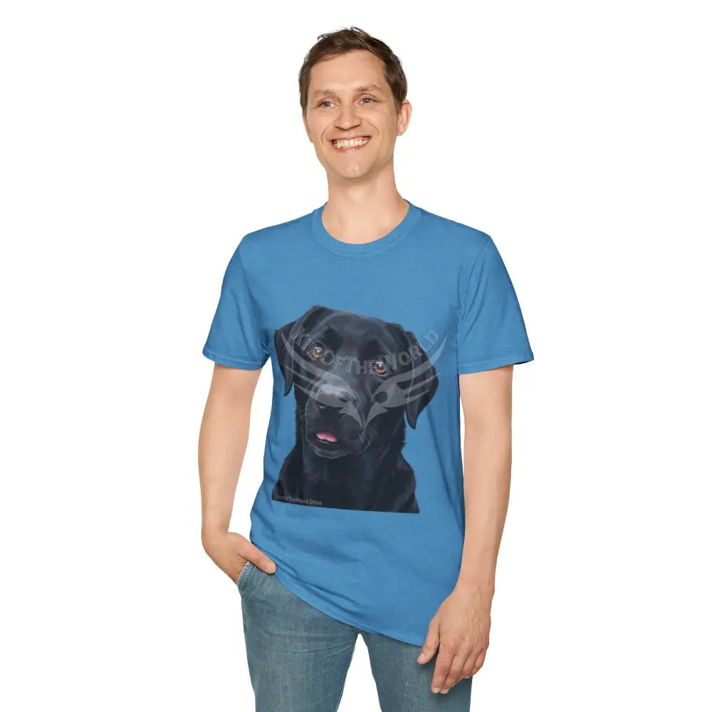 Black Labrador Retriever Dog Lab Parent Tee - Softstyle T-Shirt T-Shirt