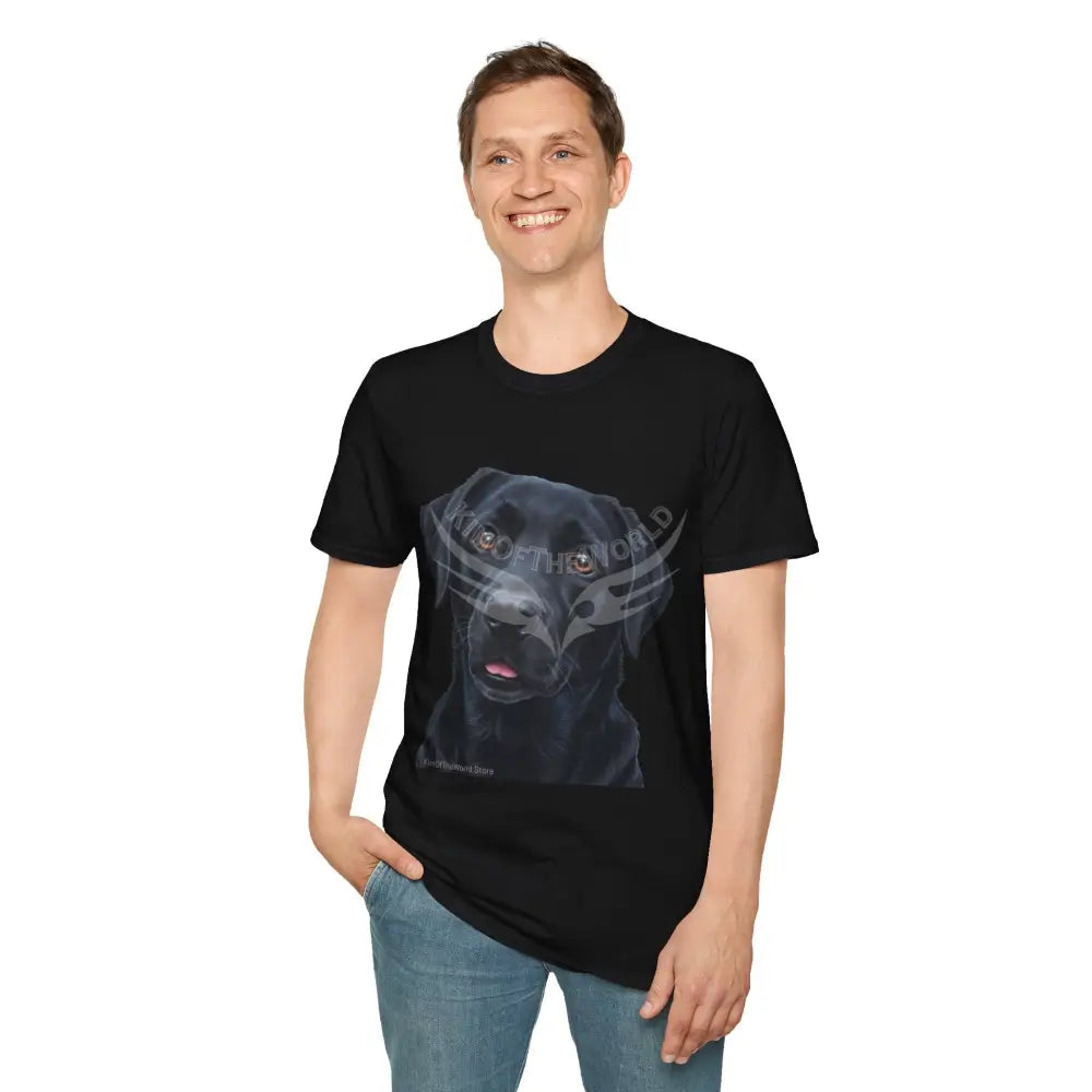 Black Labrador Retriever Dog Lab Parent Tee - Softstyle T-Shirt T-Shirt