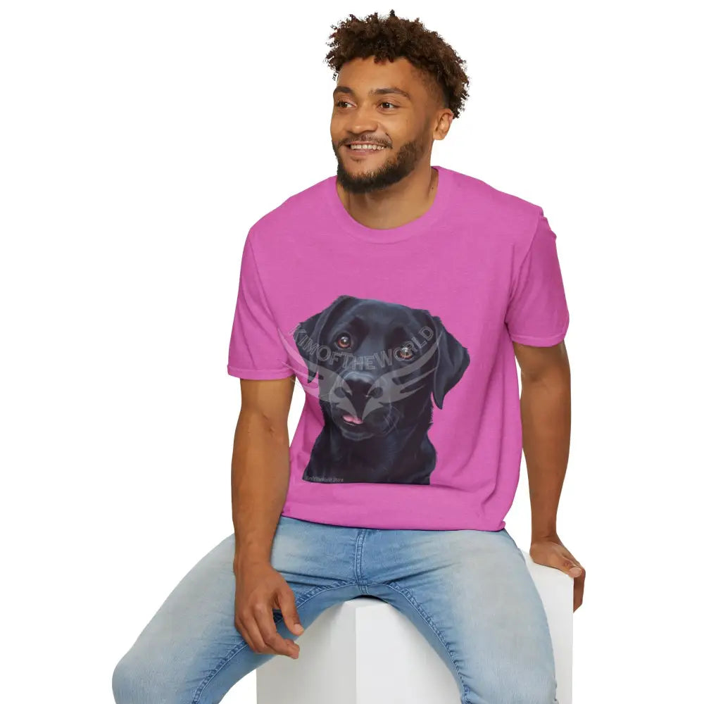 Black Labrador Retriever Dog Lab Parent Tee - Softstyle T-Shirt T-Shirt