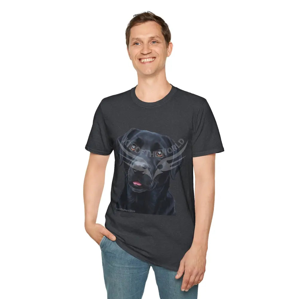 Black Labrador Retriever Dog Lab Parent Tee - Softstyle T-Shirt T-Shirt