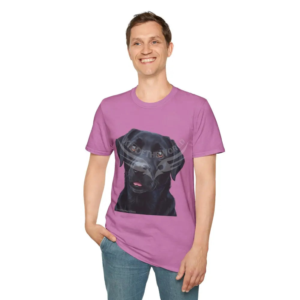 Black Labrador Retriever Dog Lab Parent Tee - Softstyle T-Shirt T-Shirt