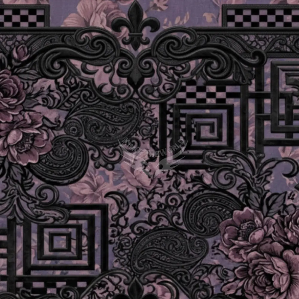 Black Lace with Pink 3D Unpasted Mural Wallpaper 144’’x100’’ 144’’x100’’ Wall Coverings