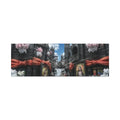 Blended 3D Mall Satin Canvas Print — Surreal Cozy Room Wall Art 36’’ x 12’’ (Horizontal) / 1.25’’ Canvas