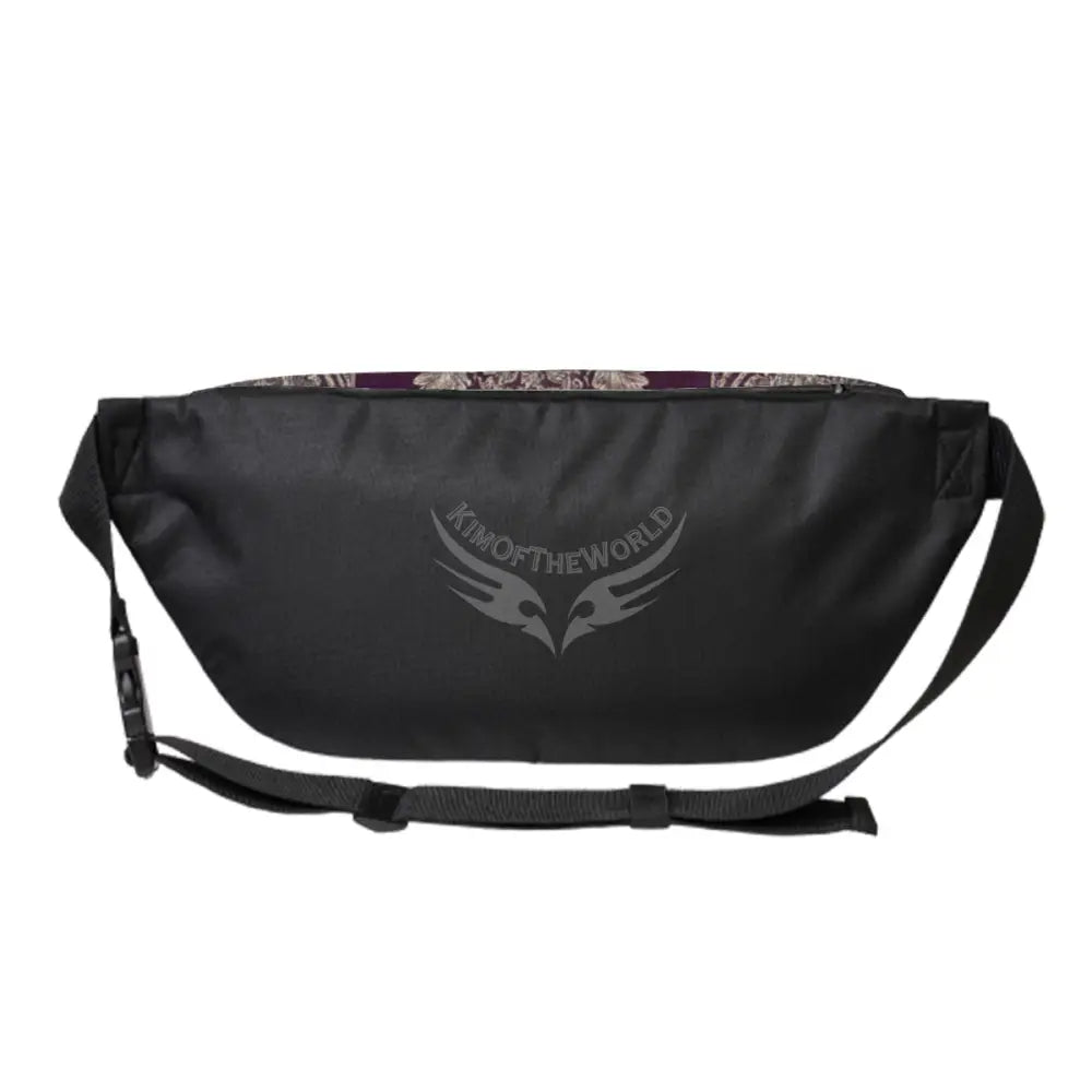 Fanny Pack with 2 Zip Pockets One Size Sports Bag