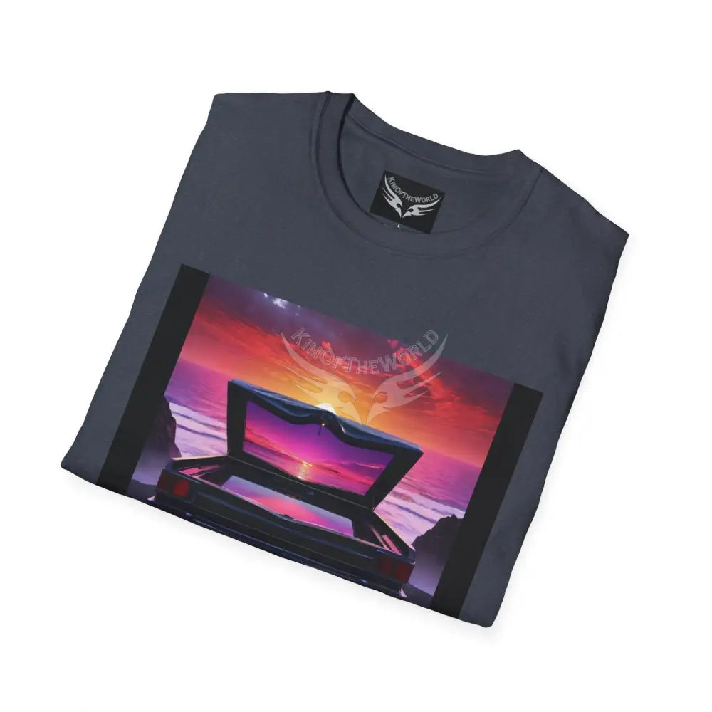 Car Beach Bed - Softstyle T-Shirt T-Shirt