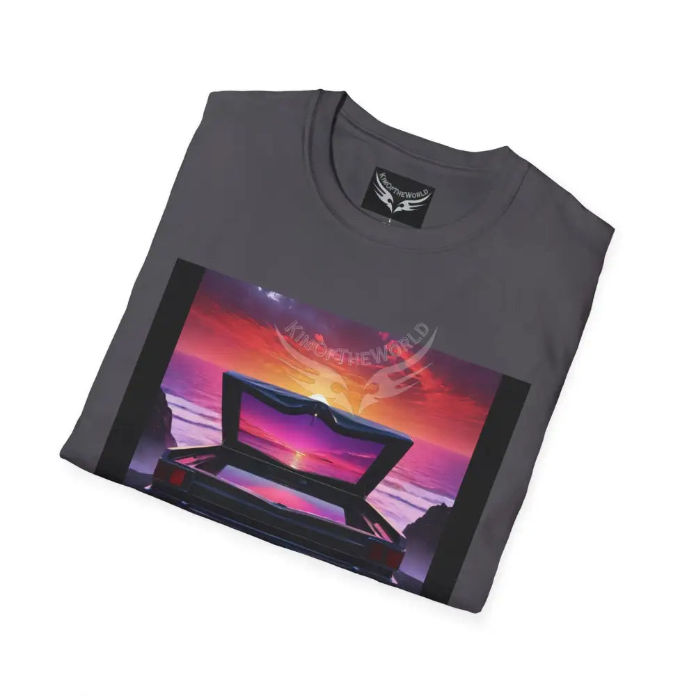Car Beach Bed - Softstyle T-Shirt T-Shirt