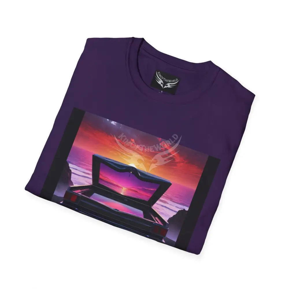 Car Beach Bed - Softstyle T-Shirt T-Shirt